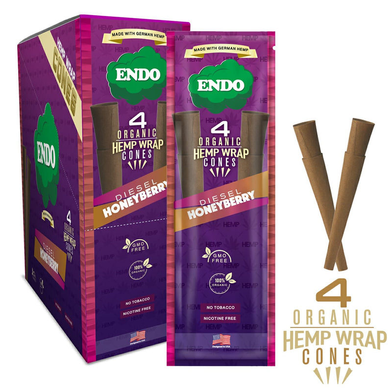 ENDO Organic Cones   *** ASSORTED FLAVORS